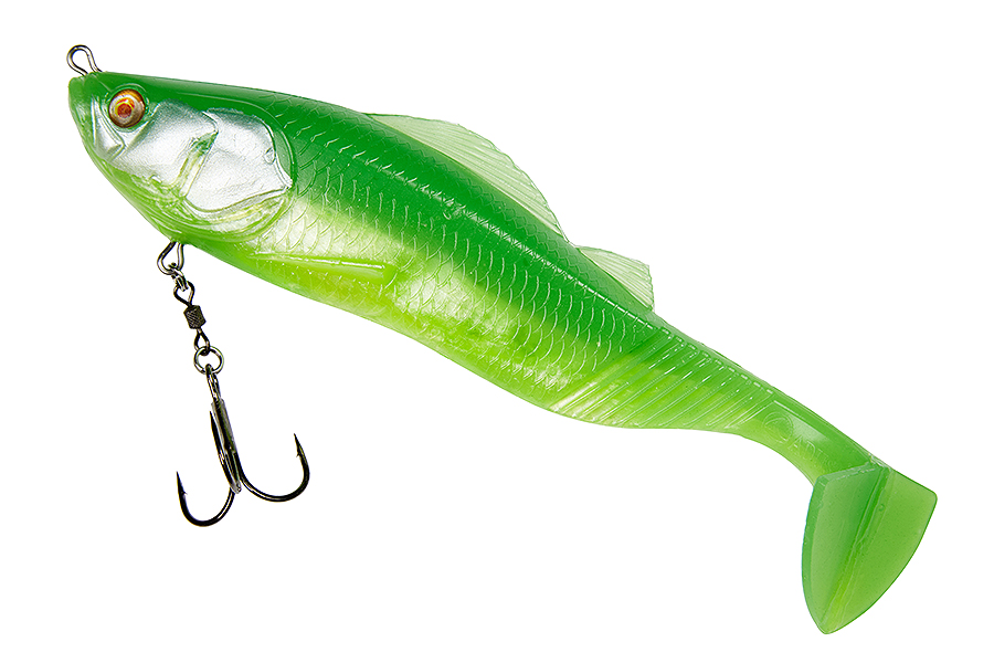 

Приманка Adusta Pick tail swimmer 6" #201 Green Chart Shad