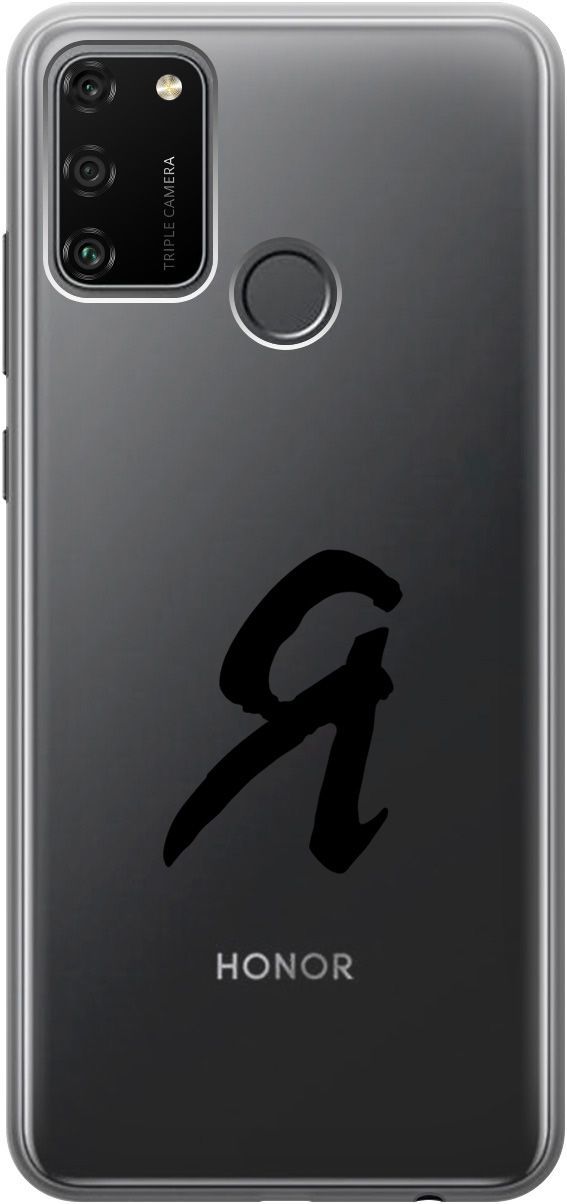 

Силиконовый чехол на Honor 9A с 3D принтом "I" прозрачный, Прозрачный;черный, 5228