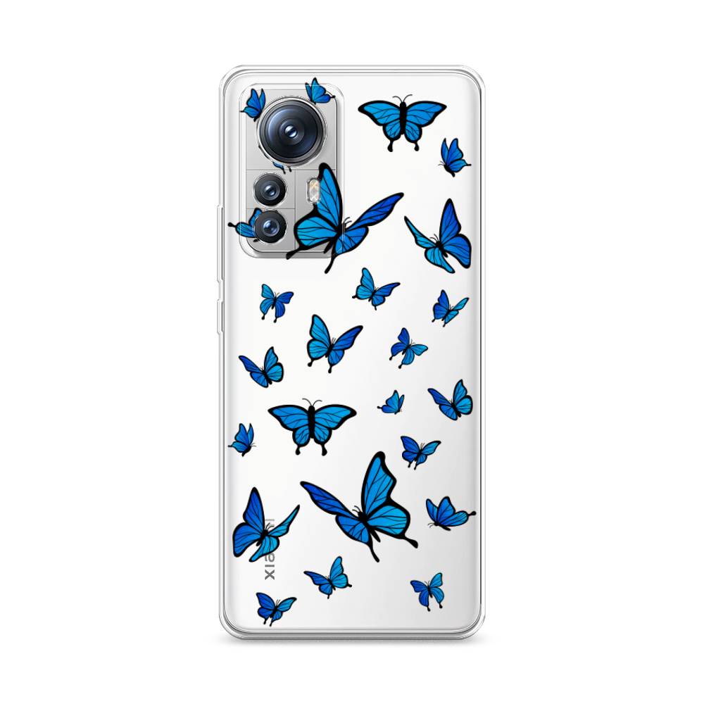 

Чехол Awog на Xiaomi 12S Pro "Синие бабочки", 316150-1