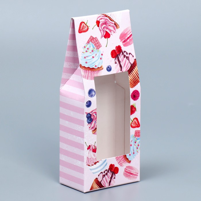 

Коробка складная Дарите Счастье Для тебя 6 х 14,5 х 3,5 см, Розовый, Коллекция упаковки "Сладости"