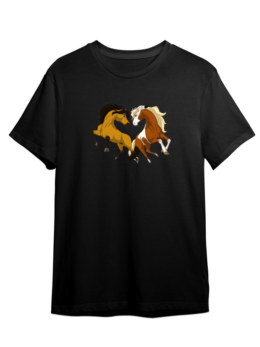 фото Футболка унисекс сувенирshop спирит/душа прерий/мультфильм 7 черная s