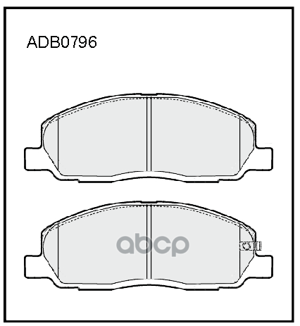фото Колодки тормозные дисковые | перед | allied nippon арт. adb 0796