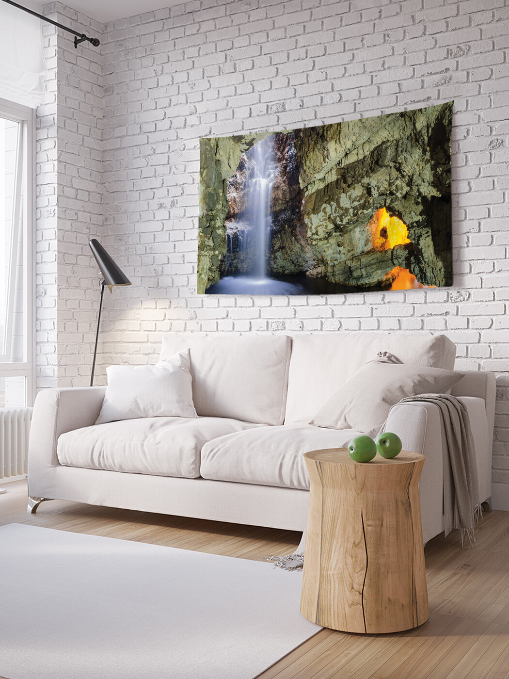 

Горизонтальное фотопанно JoyArty Затопленная пещера, из ткани, 100х150 см