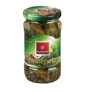 

Огурцы Eggerstorfer маринованные 370 г