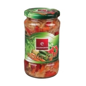 

Закуска из овощей Eggerstorfer Салат-пуста 370 г