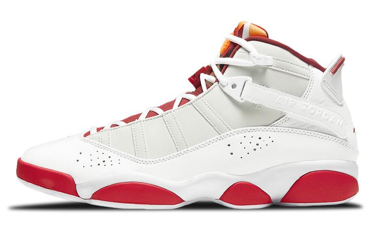 

Кроссовки унисекс Jordan Air Jordan 6 Rings Hare белые 41 EU, Белый, Air Jordan 6 Rings Hare