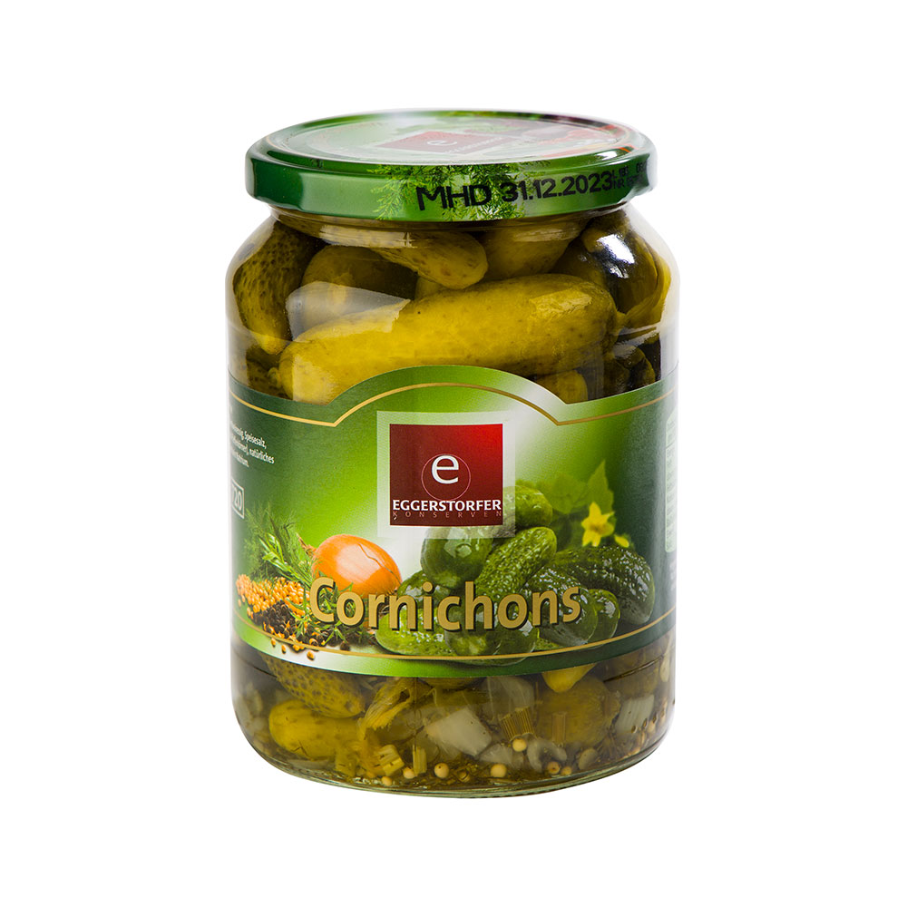 

Корнишоны Eggerstorfer маринованные 720 г