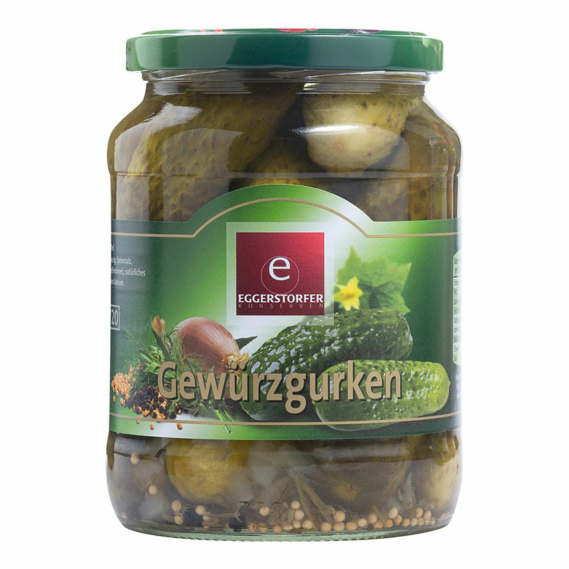 

Огурцы Eggerstorfer маринованные 720 г