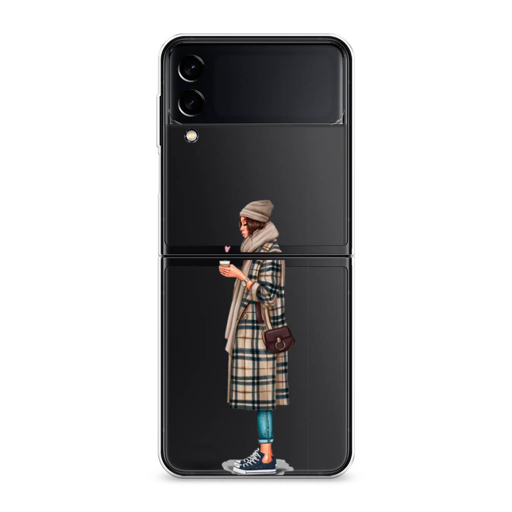 

Чехол на Samsung Galaxy Z Flip 3 "Утренний кофе", Коричневый;бежевый, 2103750-6