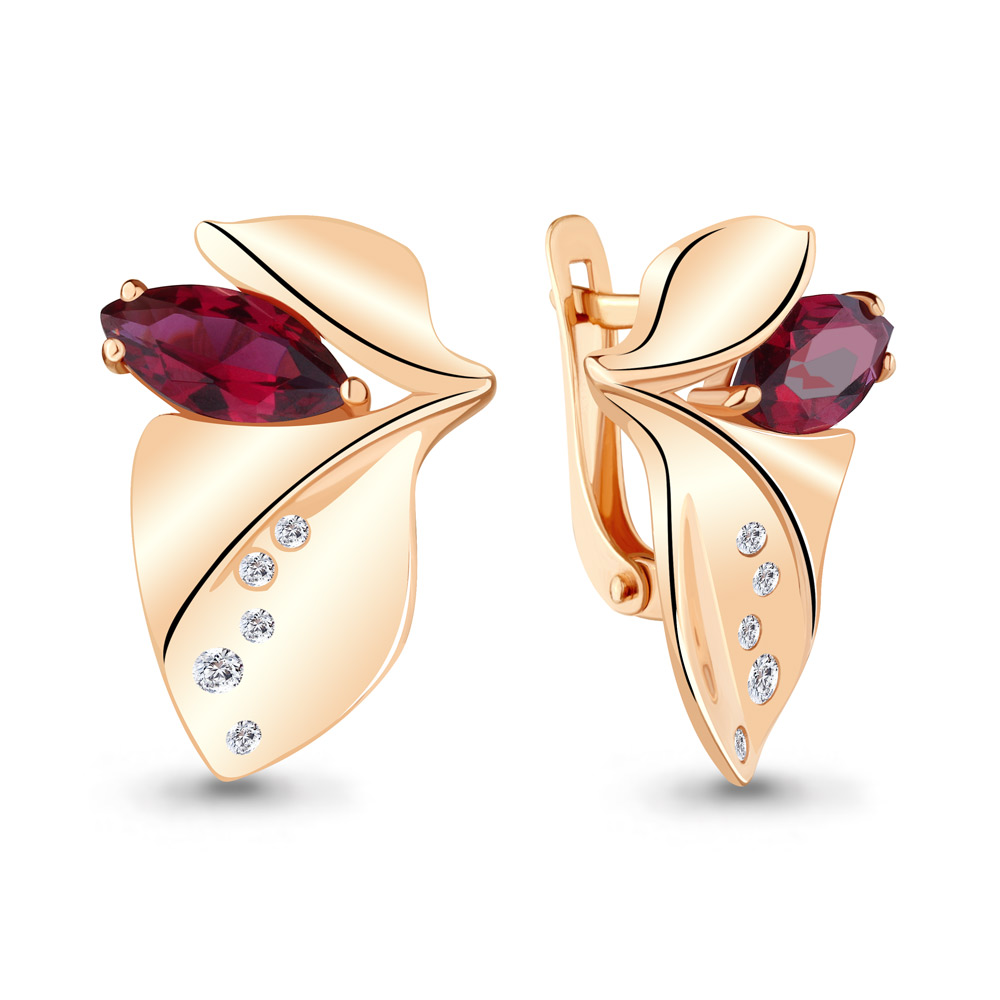 

Серьги из серебра с фианитом Aquamarine Aquamarine 47435604А_925_з, 47435604А_925_з