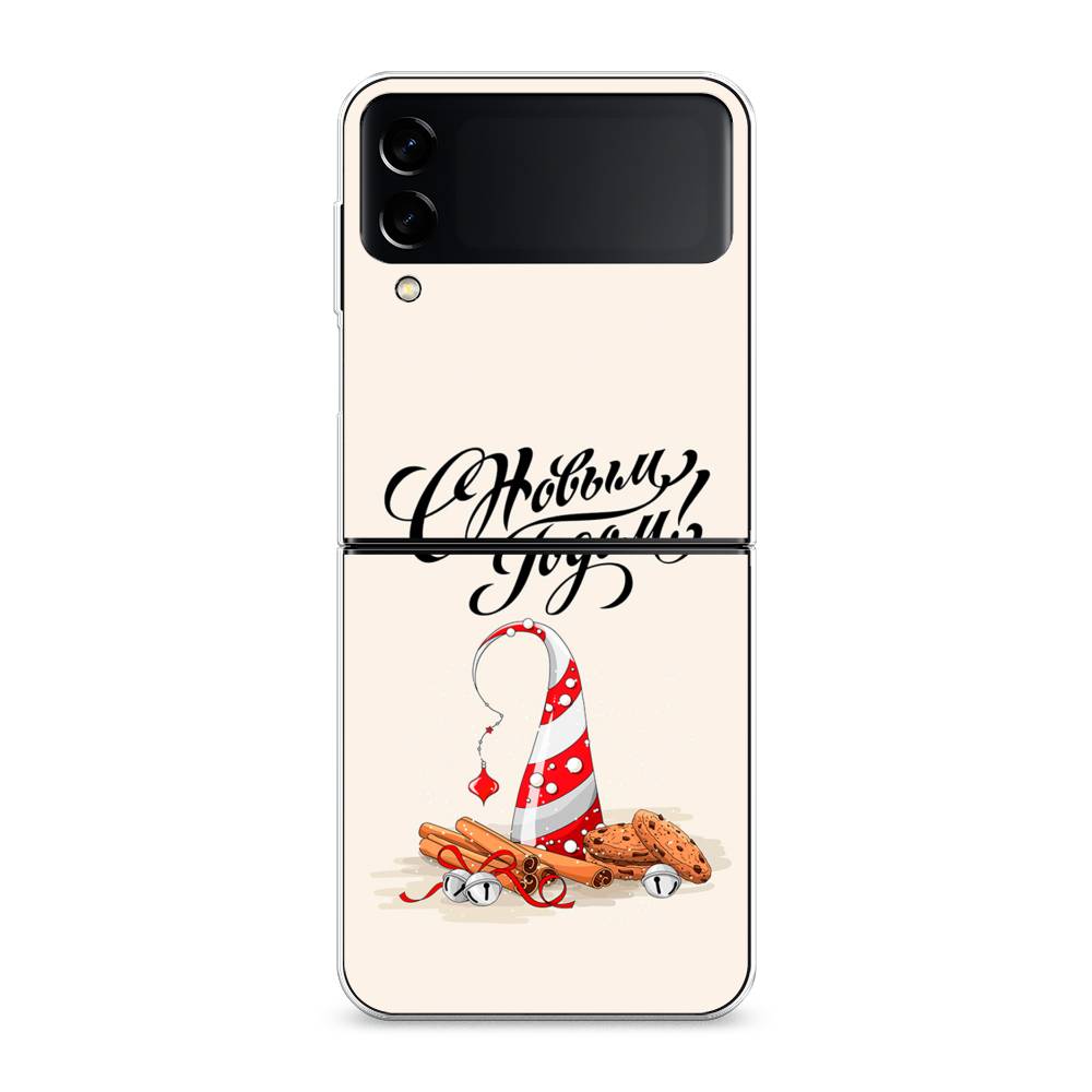 

Чехол на Samsung Galaxy Z Flip 3 "Подарки на Новый Год", Бежевый;красный;черный, 2103750-5
