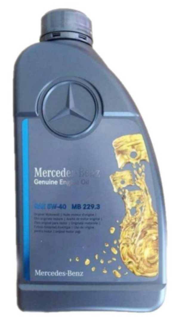 Моторное масло Mercedes-Benz cинтетическое PkW Motorenol Eu Mb 229.3 5W40 5л