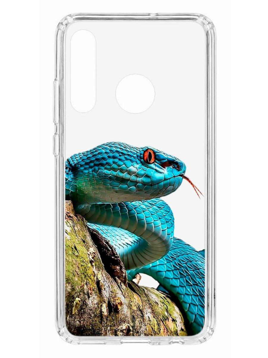 фото Чехол на huawei honor 10i kruche print змея кruче