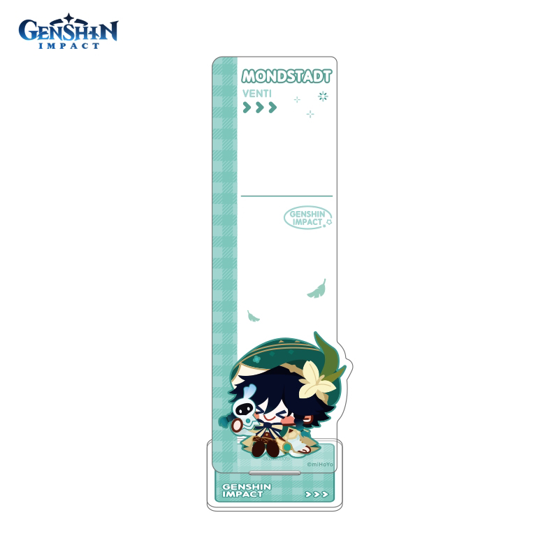 Акриловый стенд Genshin Impact Chibi Character Venti 6975213681824 брелок genshin impact chibi expressions character acrylic keychain ganyu