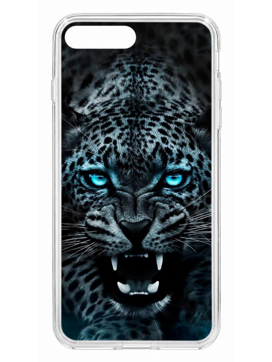 

Чехол для iPhone 7 Plus /8 Plus КRUЧЕ Print Змея прозрачный с рисунком