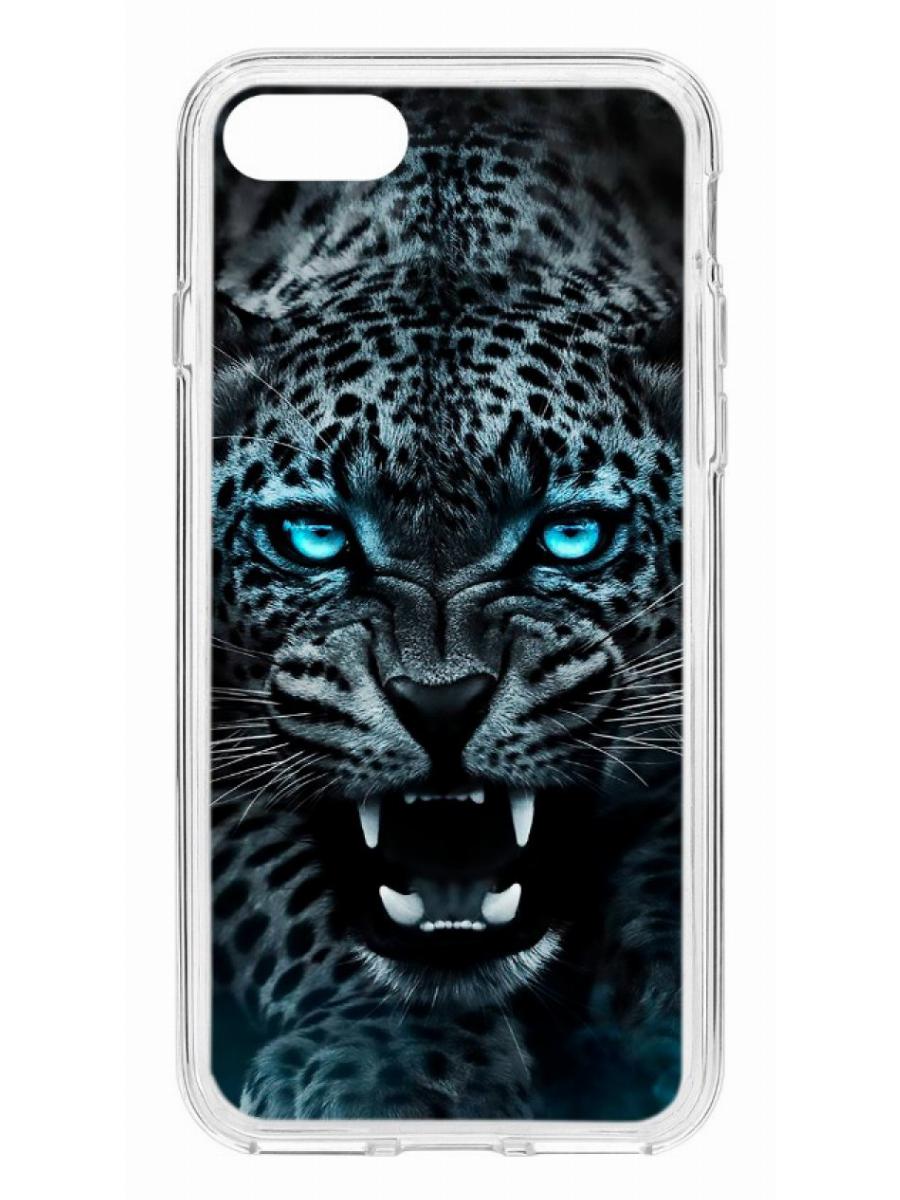 

Чехол для Apple iPhone 7 /8 /SE 2020 КRUЧЕ Print Змея прозрачный с рисунком