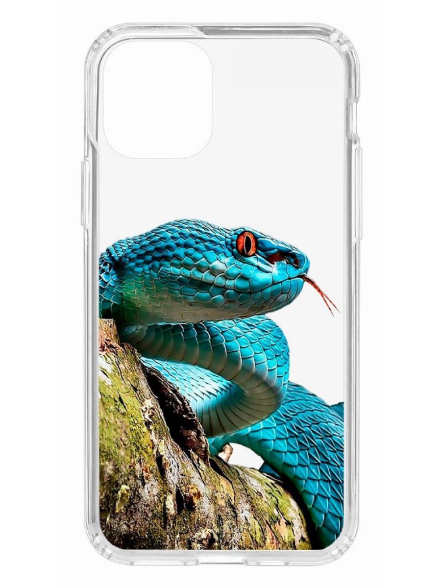 Чехол на Apple iPhone 11 Pro Kruche Print Змея