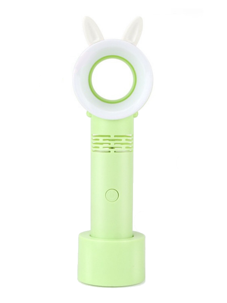 

Вентилятор ручной NoBrand Bunny Mini Fan Green, Bunny Mini Fan