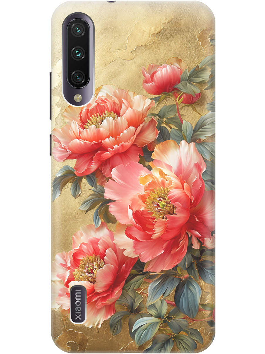 

Силиконовый чехол на Xiaomi Mi A3 / CC9e с принтом "Винтажные пионы", Прозрачный;зеленый;золотистый;красный, 721701023