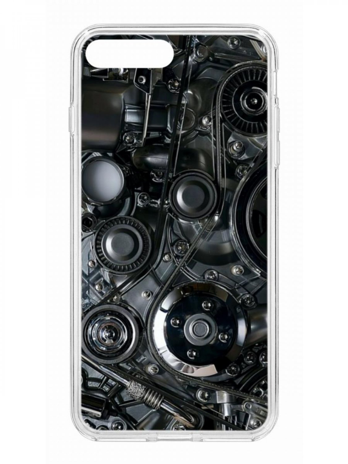 

Чехол для Apple iPhone 7 Plus/8 Plus КRUЧЕ Print Дикий леопард прозрачный