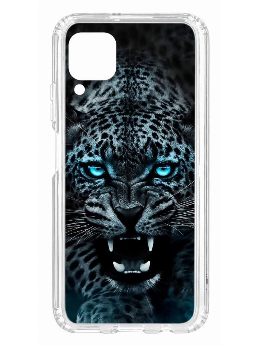 

Чехол на Huawei P40 Lite Kruche Print Дикий леопард