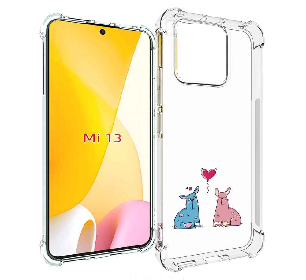 

Чехол MyPads Лама любовь для Xiaomi 13, Прозрачный, Tocco