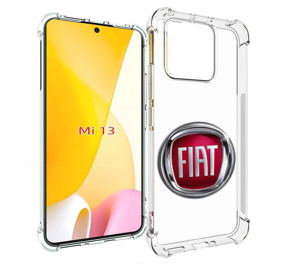 

Чехол MyPads фиат мужской для Xiaomi 13, Прозрачный, Tocco