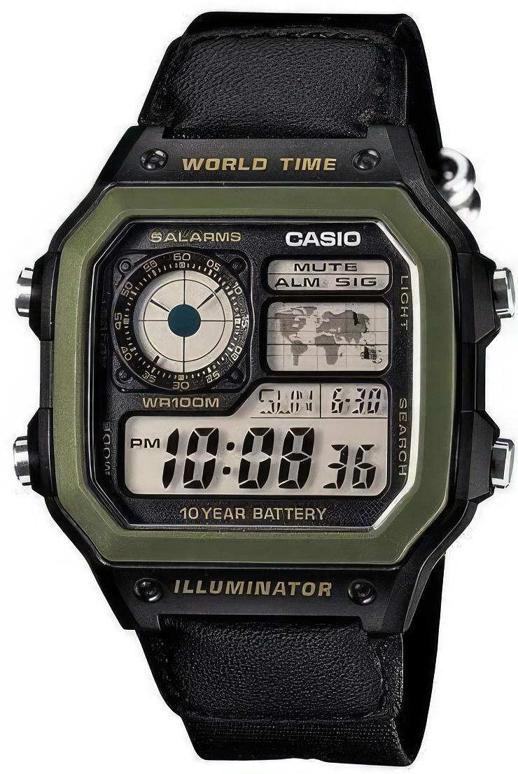 

Наручные часы мужские Casio AE-1200WHB-1B, AE-1200WHB-1B