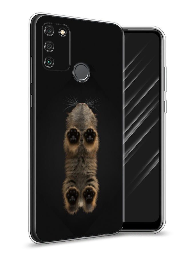 

Чехол Awog на Honor 9A "Кошачьи лапки", Черный, 612350-1