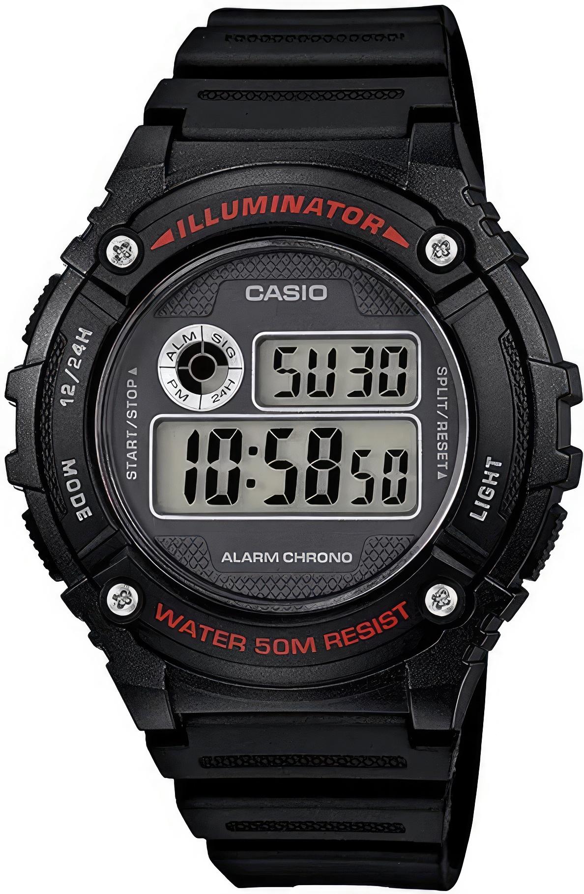 

Наручные часы мужские Casio W-216H-1A, W-216H-1A