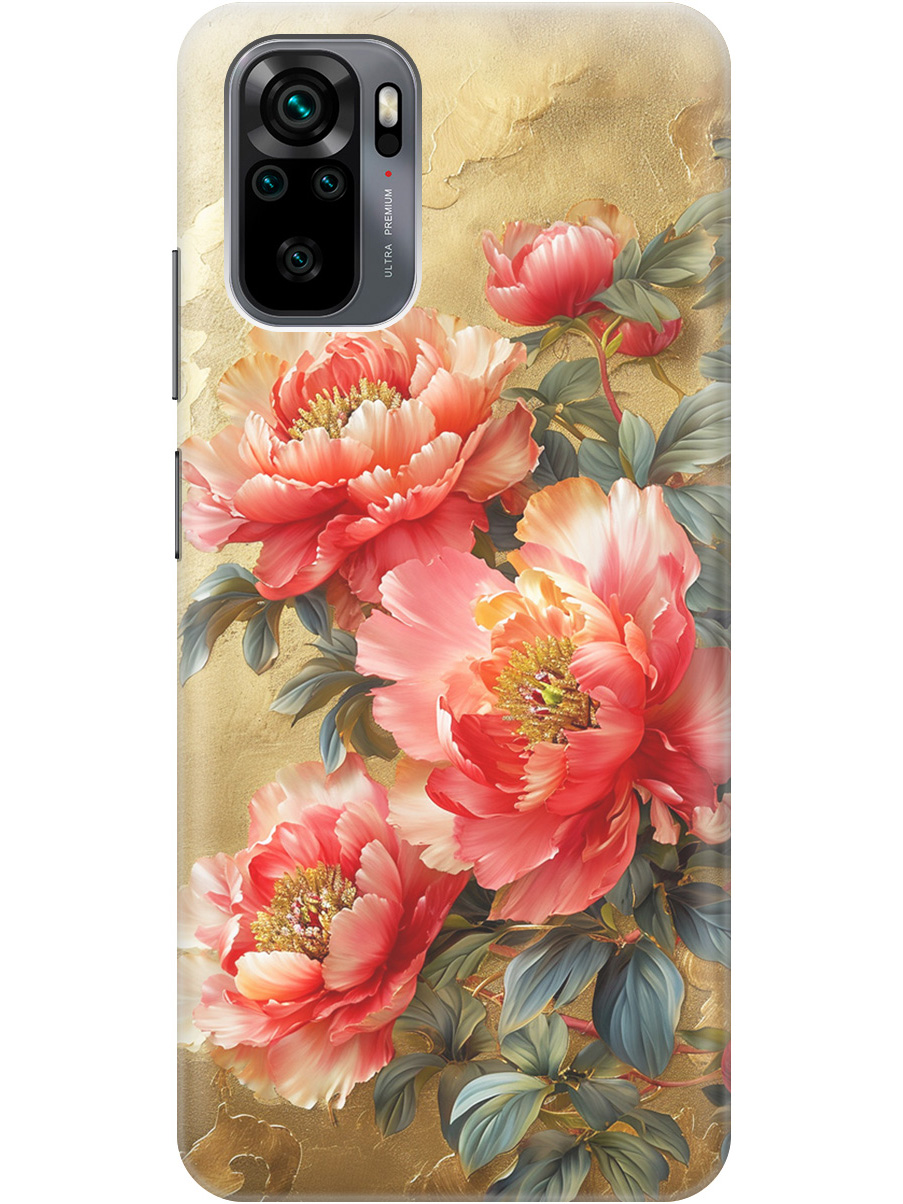 

Силиконовый чехол на Xiaomi Redmi Note 10 / Note 10S, Poco M5s с принтом 816953, Прозрачный;зеленый;золотистый;красный, 725168223