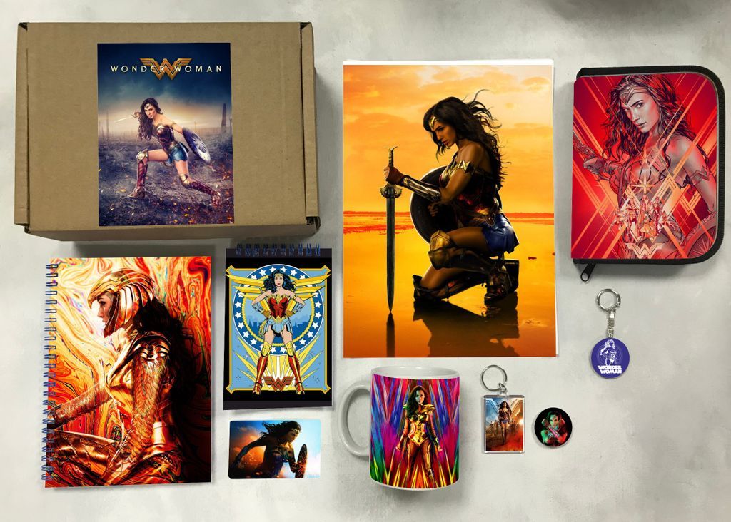 

Бокс с подарком Чудо Женщина, Wonder Woman - 1, 53464759-1, 9 предметов