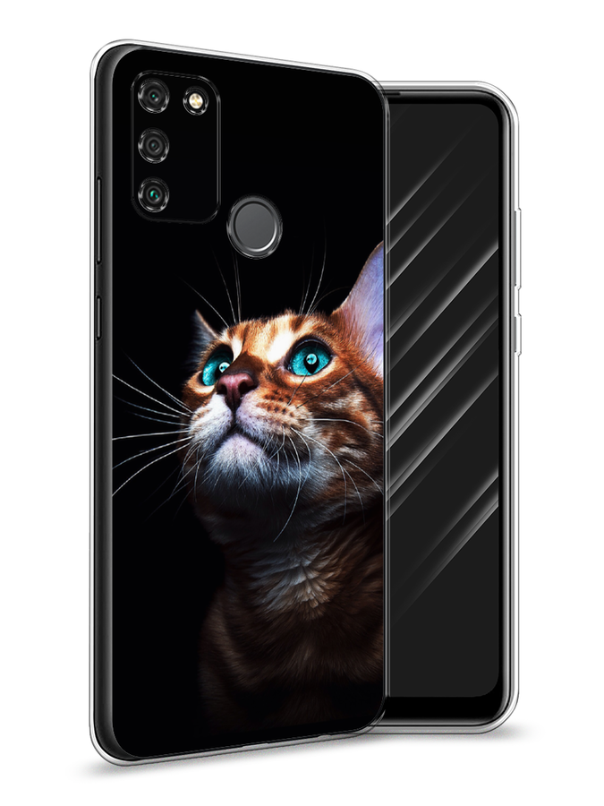

Чехол Awog на Honor 9A "Мечтательный кот", Коричневый, 612350-1