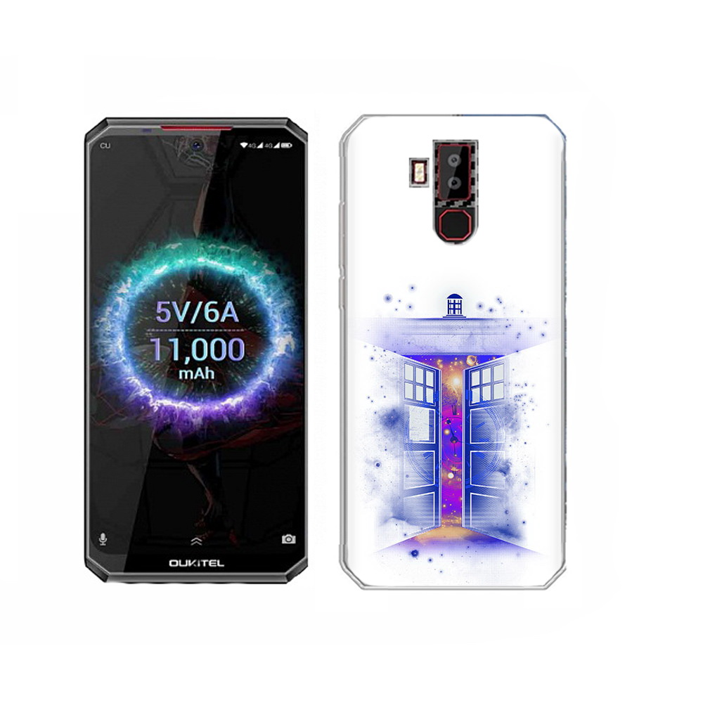 

Чехол MyPads Tocco для Oukitel K13 Pro фиолетовый уголок абстракция, Прозрачный, Tocco