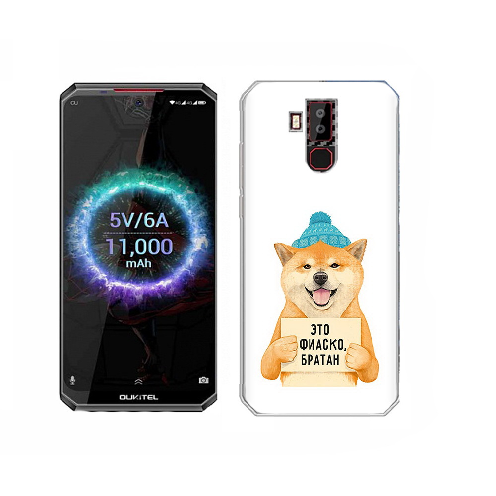 

Чехол MyPads Tocco для Oukitel K13 Pro фиаско, Прозрачный, Tocco