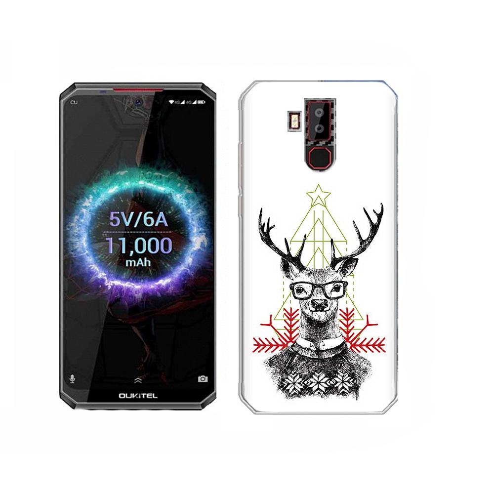 

Чехол MyPads Tocco для Oukitel K13 Pro умный олень, Прозрачный, Tocco