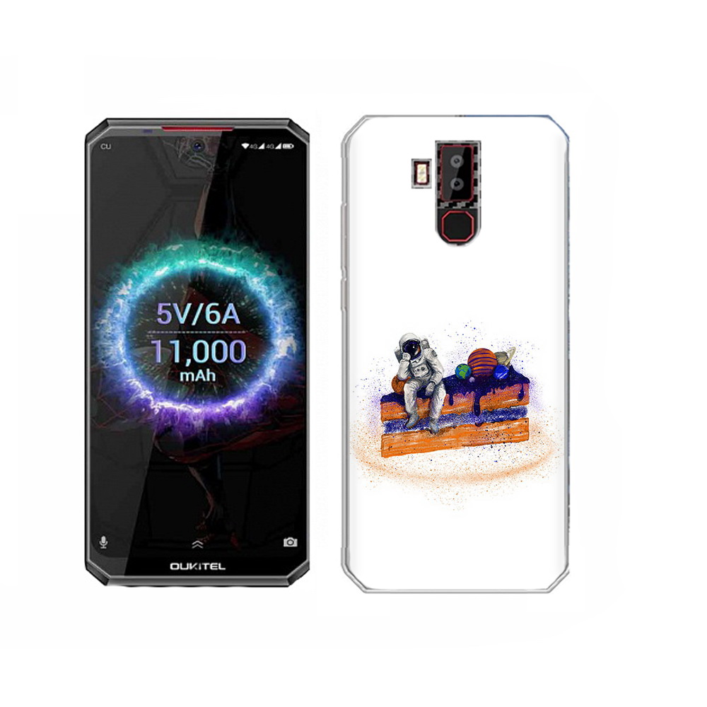 

Чехол MyPads Tocco для Oukitel K13 Pro торт с планетами, Прозрачный, Tocco