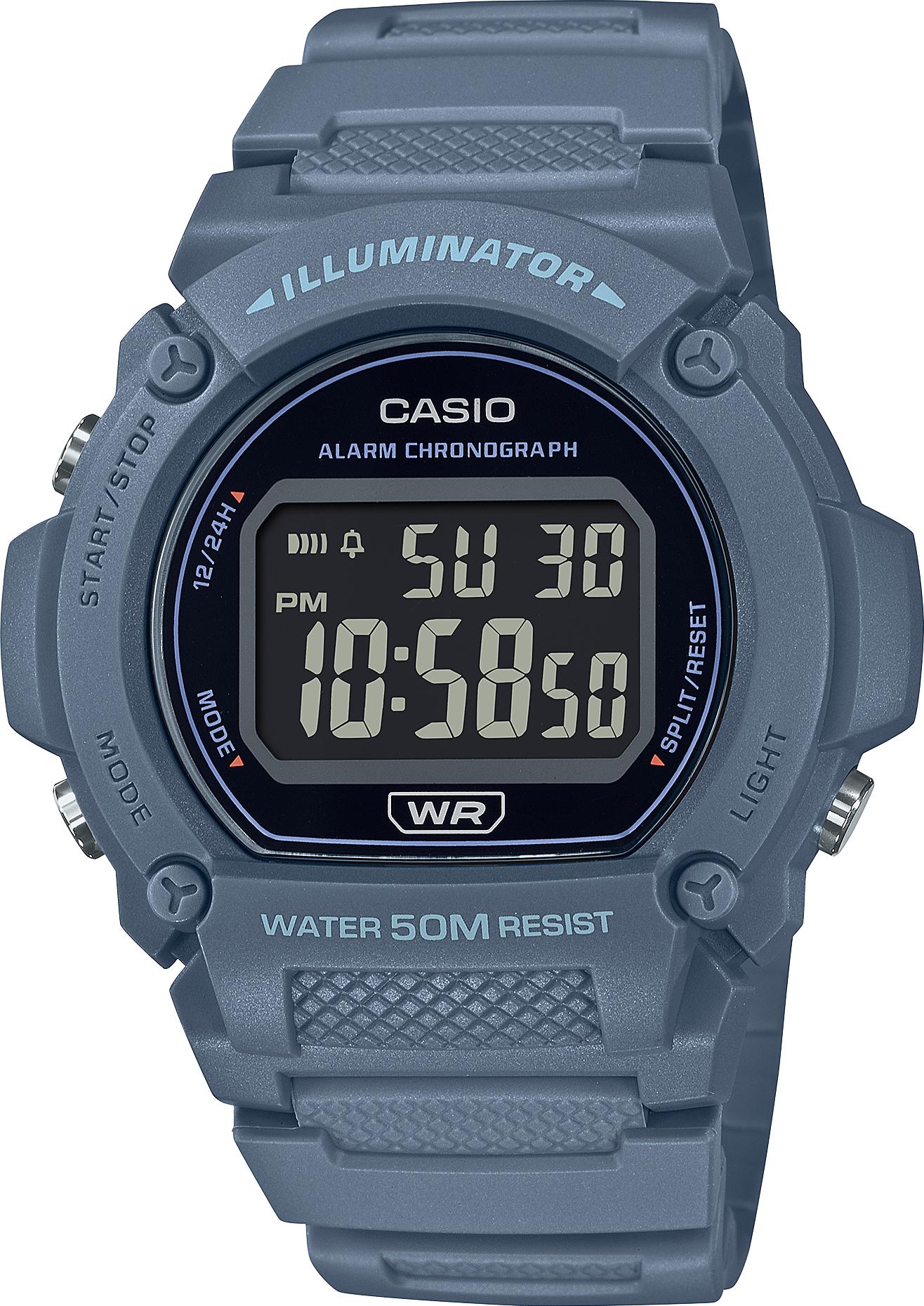 

Наручные часы мужские Casio W-219HC-2B, W-219HC-2B