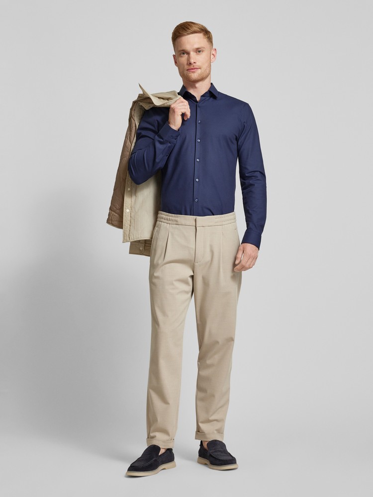 Рубашка мужская Olymp 252624 синяя 42 EU 12964₽