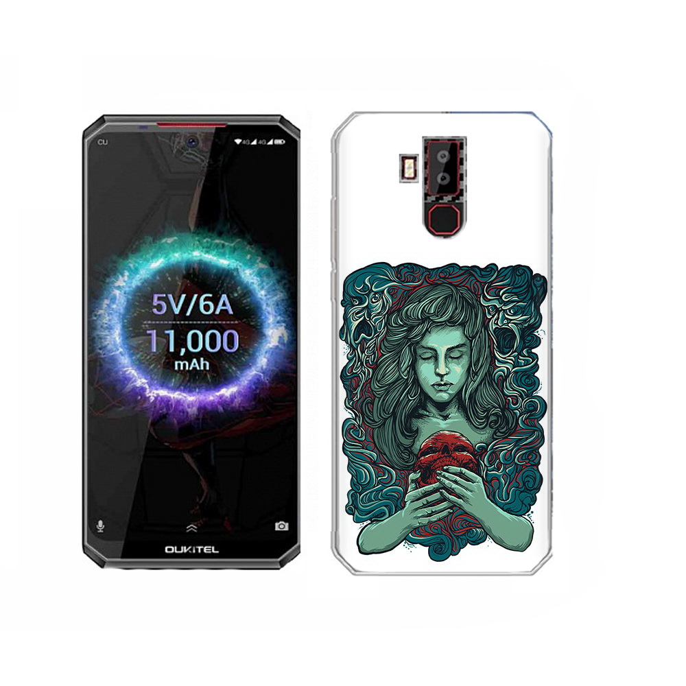 

Чехол MyPads Tocco для Oukitel K13 Pro спящая девушка, Прозрачный, Tocco
