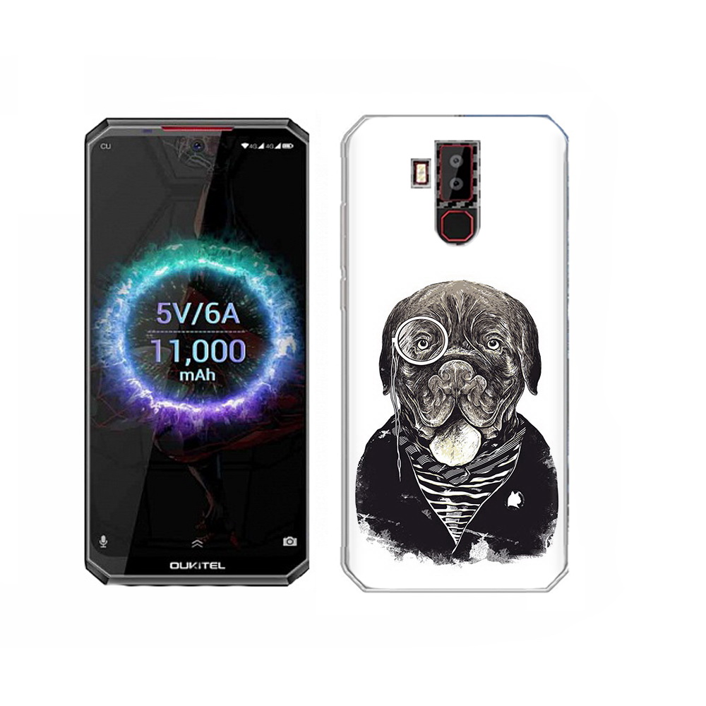 

Чехол MyPads Tocco для Oukitel K13 Pro солидный песик, Прозрачный, Tocco