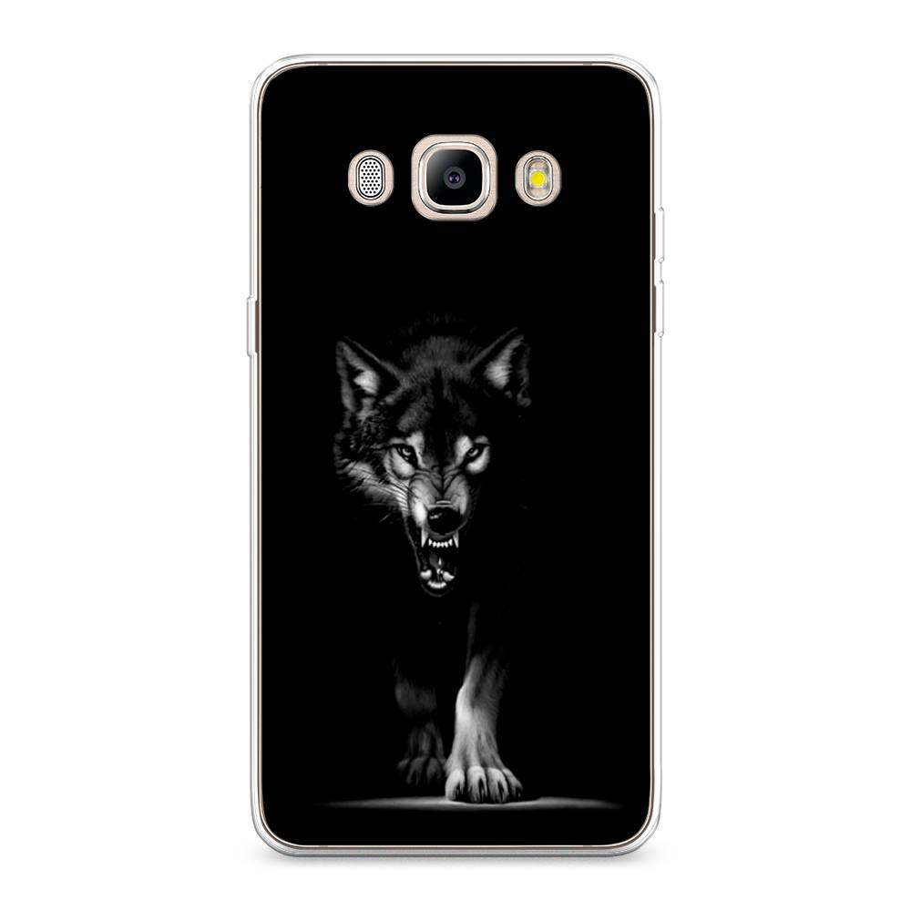 

Чехол Awog на Samsung Galaxy J5 2016 / Самсунг J5 2016 "Волк выходит из ночи", Серый;черный;белый, 22750-1