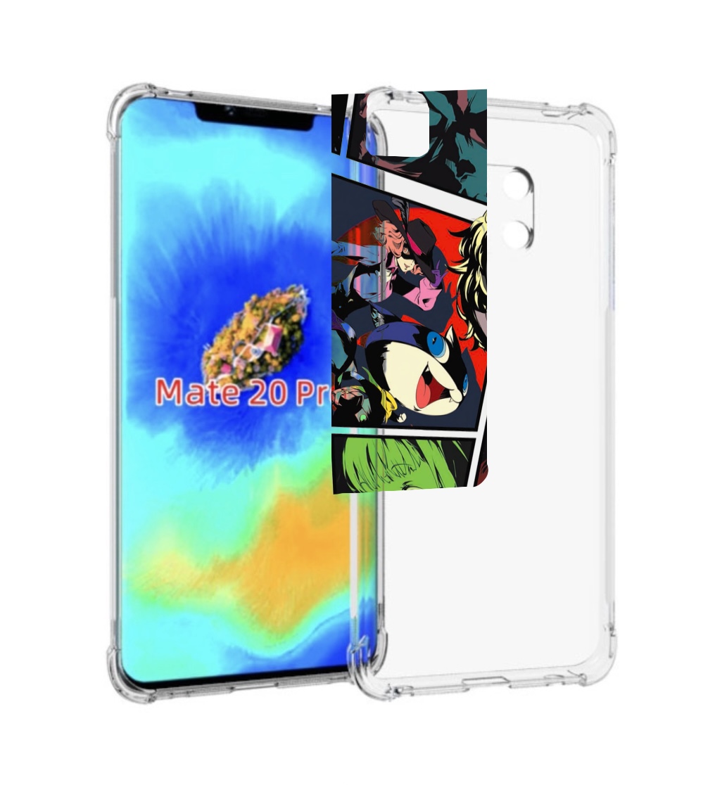 

Чехол MyPads Persona 5 art для Huawei Mate 20 Pro/Mate 20 RS 6.39, Прозрачный, Tocco