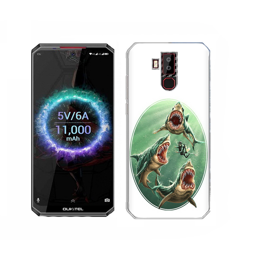 

Чехол MyPads Tocco для Oukitel K13 Pro синяя бездна, Прозрачный, Tocco
