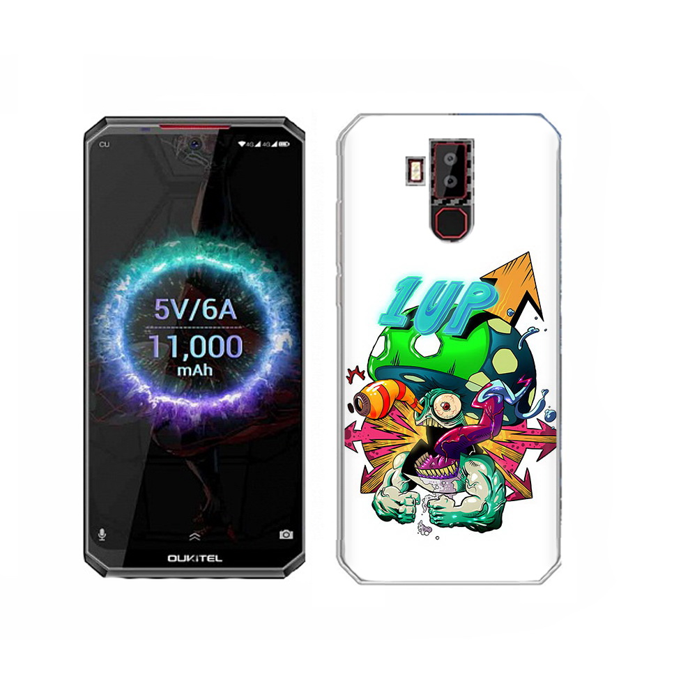 

Чехол MyPads Tocco для Oukitel K13 Pro сильный гриб абстракция, Прозрачный, Tocco