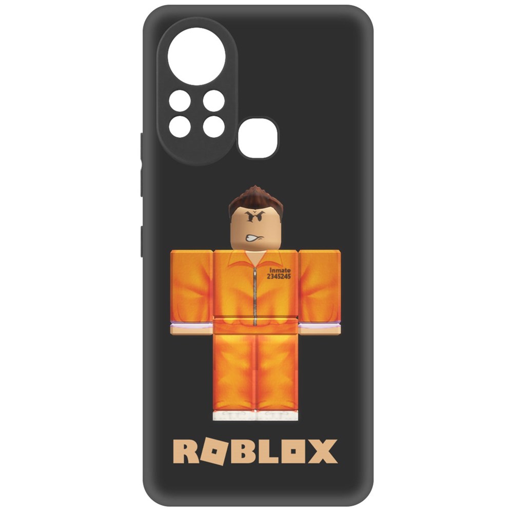 

Чехол-накладка Софт Roblox-Заключенный для INFINIX Hot 11S, Черный