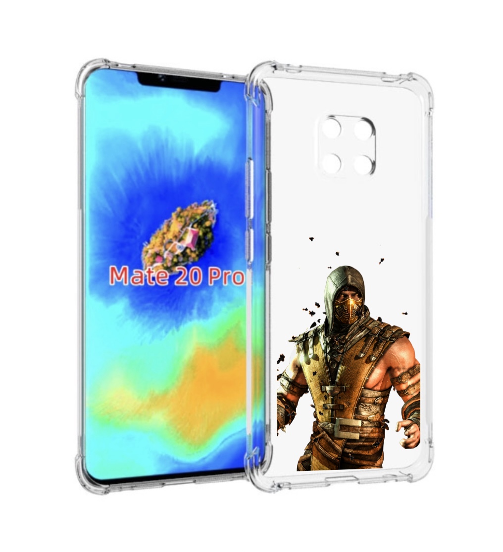 

Чехол MyPads Mortal Kombat scorpion для Huawei Mate 20 Pro/Mate 20 RS 6.39, Прозрачный, Tocco
