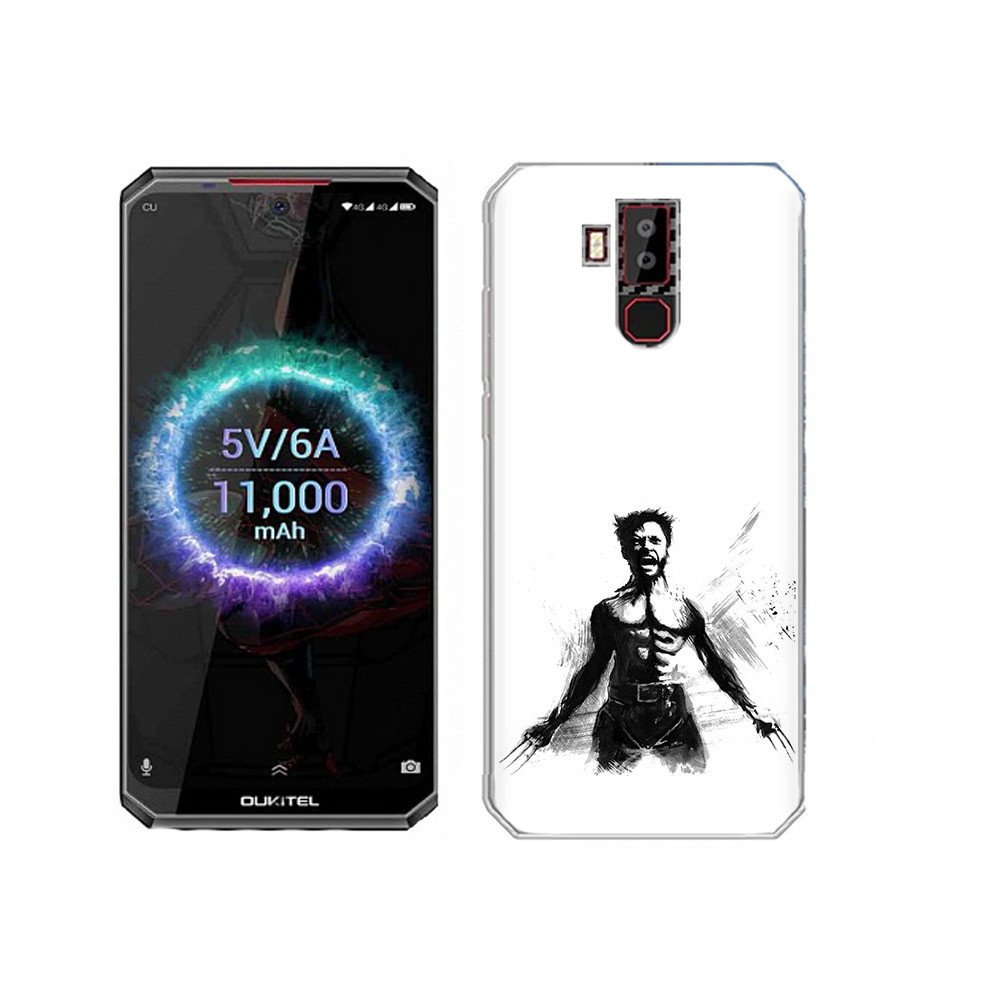 

Чехол MyPads Tocco для Oukitel K13 Pro росомаха, Прозрачный, Tocco
