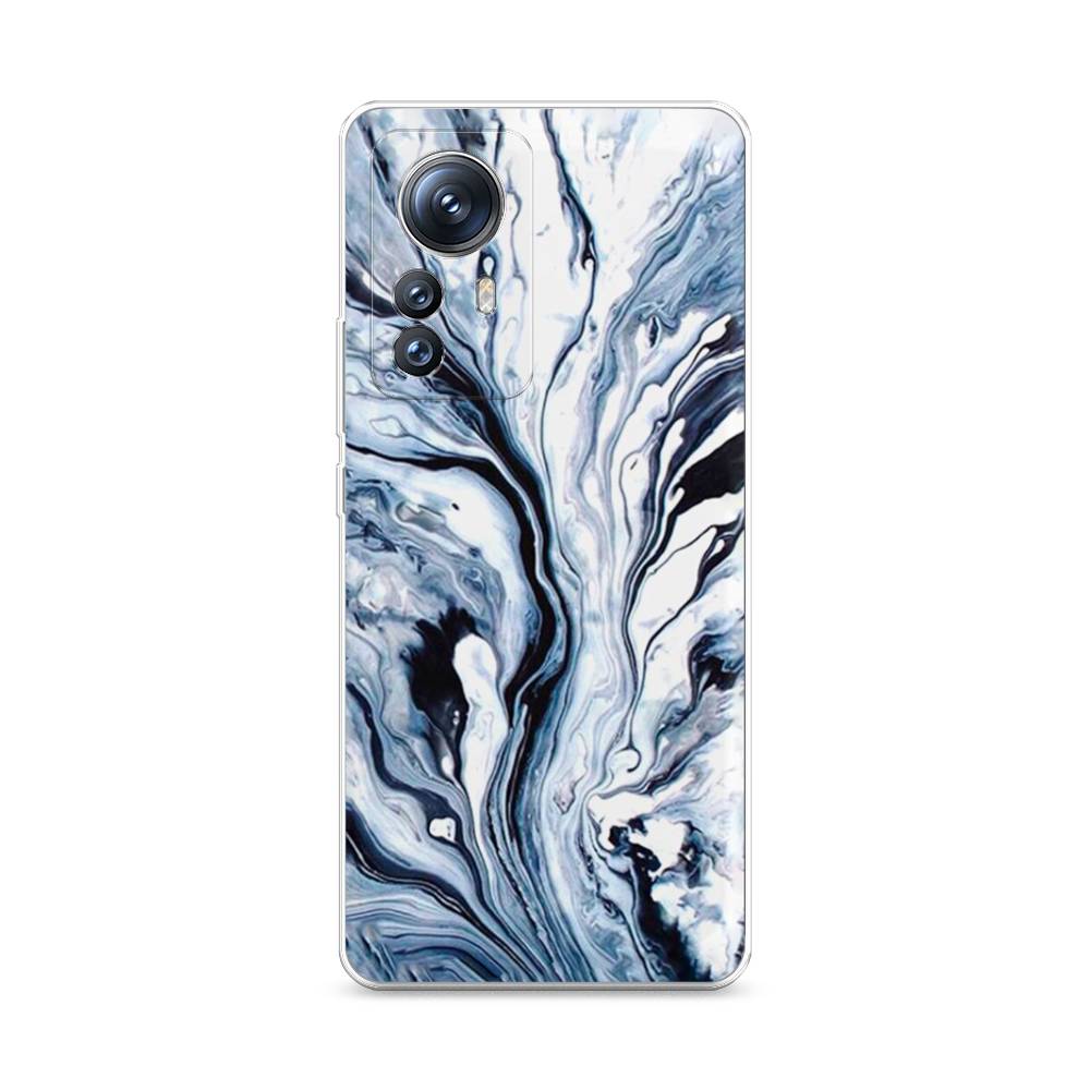

Чехол Awog на Xiaomi 12S Pro "Голубой минерал мрамор", 316150-3