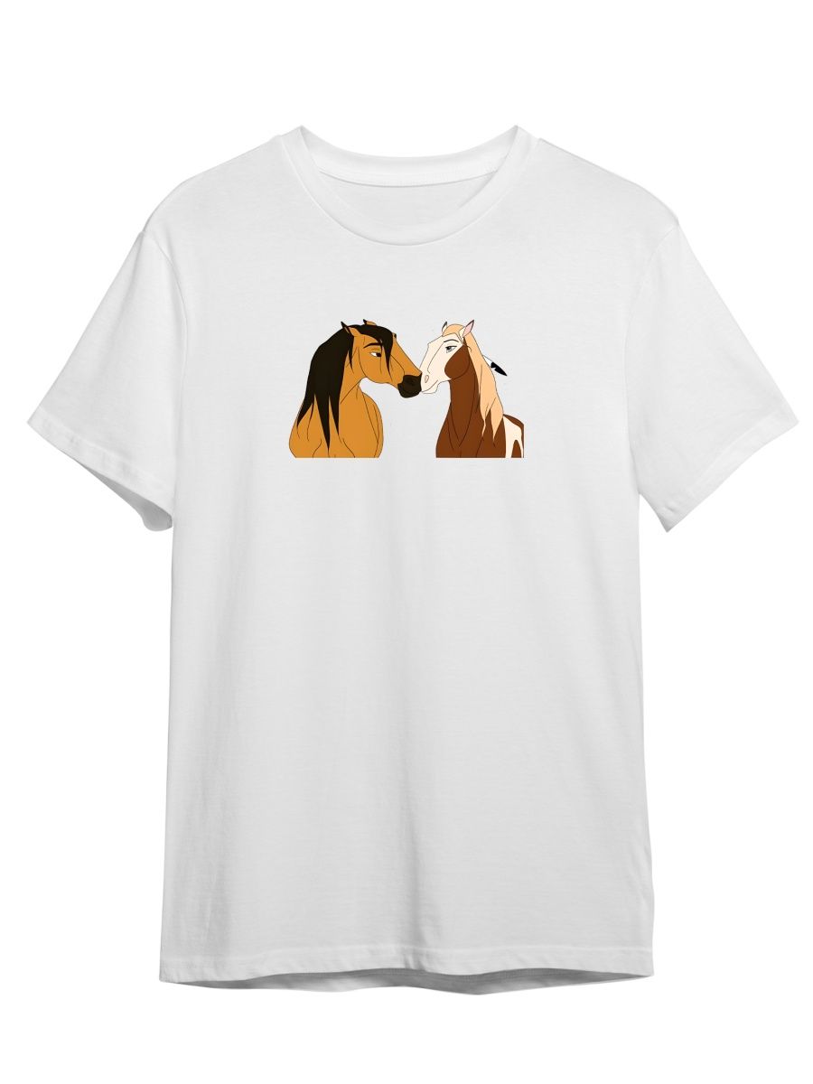 

Футболка унисекс СувенирShop Спирит/Душа прерий/Мультфильм 1 белая S, Белый, "Спирит/Душа прерий/Мультфильм" 1